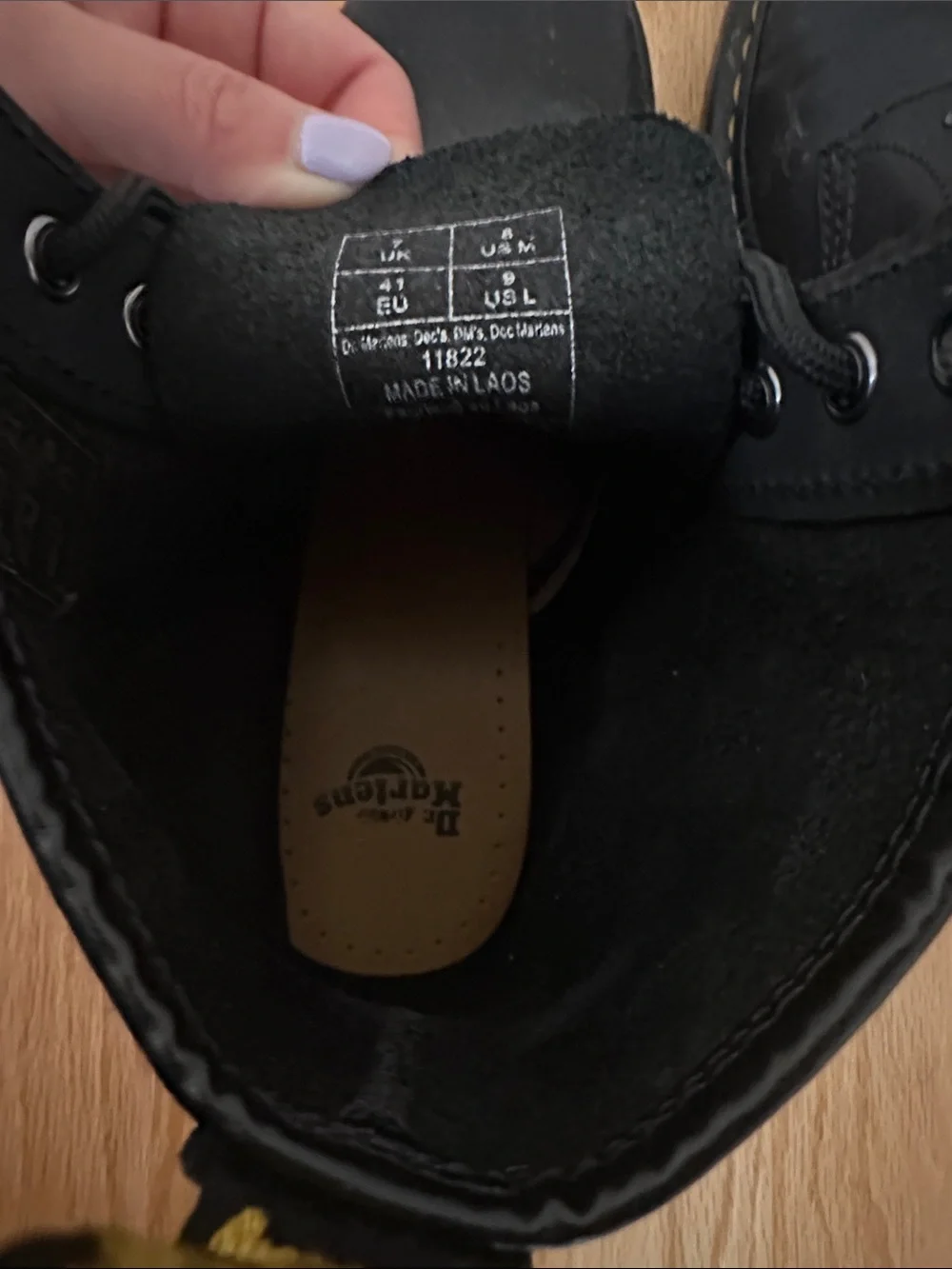 Dr. Martens 1460 Smooth Leather Lace Up Boots